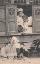 CP EN BRETAGNE LIT CLOS SOIR DE NOCE - 65988