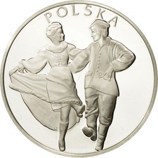 France, Medal, Nations du Monde, Pologne, Politics, Society, War, FDC, Argent