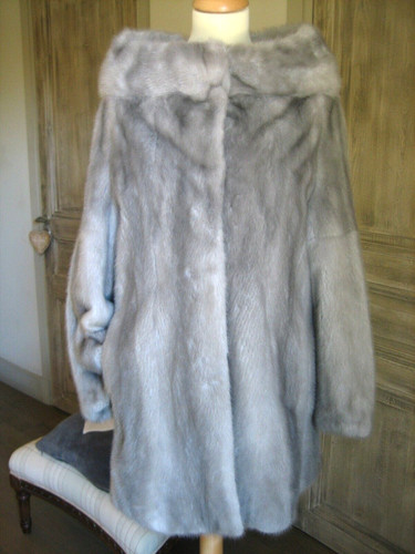 Veste longue manteau vison - veste,