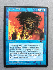 Mtg Carte Magic Alliances Force of Will English LP/MP