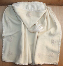 Ancien BURNOUS en ratine laine brodé soie