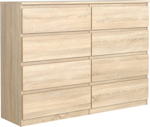 Commode chêne sonoma - chêne, mat