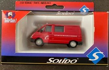 SOLIDO pompier 2138 Renault Trafic ambulance