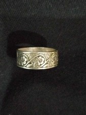 BAGUE Argent massif poinçon