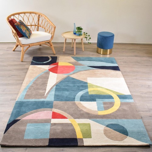 Tapis moderne abstrait