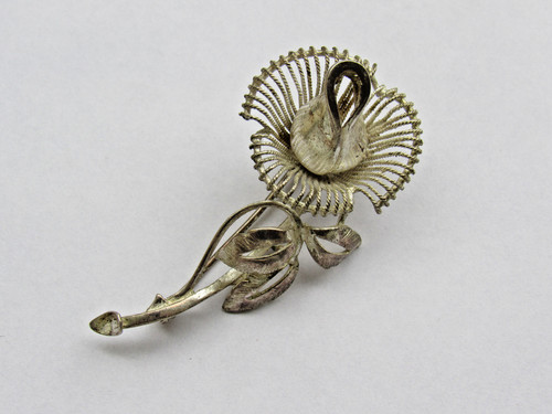 Ancienne broche fleurs - ancienne,