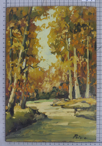 Tableau huile sur table - tableau, À