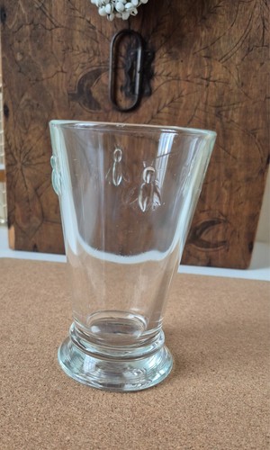 Verre eau motif abeille - verre,
