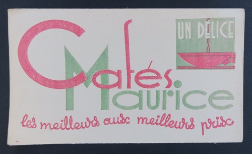 Buvard café maurice les - café,