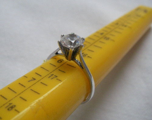 Taille bague solitaire - 52,