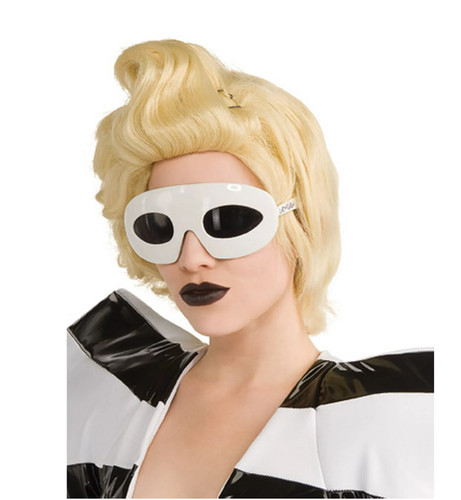 Lady gaga white sunglasses - lady,