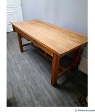 table de ferme début 20eme, tout en massif