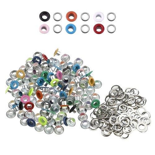 100pcs 4mm métal oeillets - 100pcs,