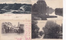 Lot de 4 cartes postales