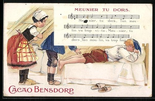 Garçon endormi meunier tu - endormi,,