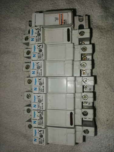 Lot portes fusibles hager - de,