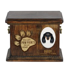 Urne bois pour - chien, teckel