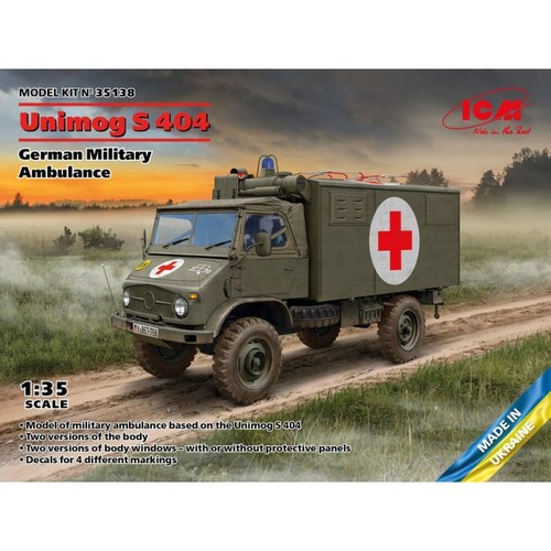 Icm 35138 maquette unimog - icm, s