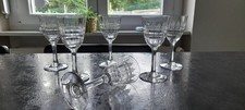 6 ANCIENS VERRES A APERITIF CRISTAL BACCARAT MODELE CAVOUR CATALOGUE 1916