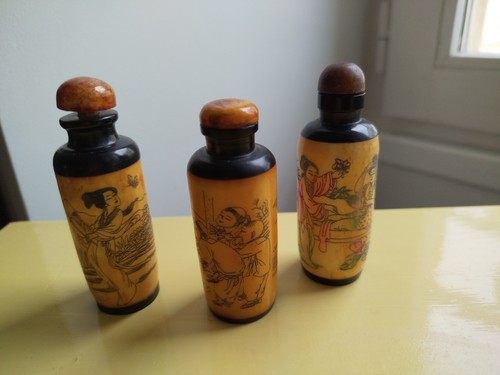 Lot tabatières asiatiques - de,