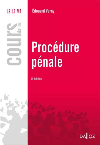 Procédure pénale 5e - procédure, éd