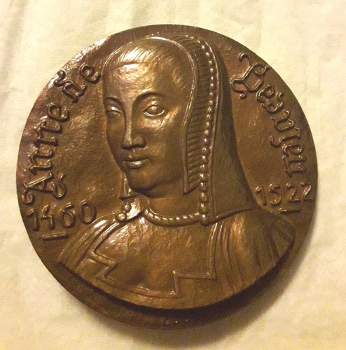 Medaille gien château anne - anne, de