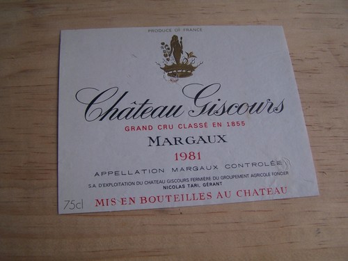 étiquette vin chateau