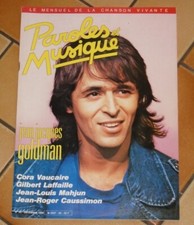 PAROLES ET MUSIQUE N° 55 GOLDMAN 