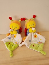 lot de deux doudous coccinelle pommette