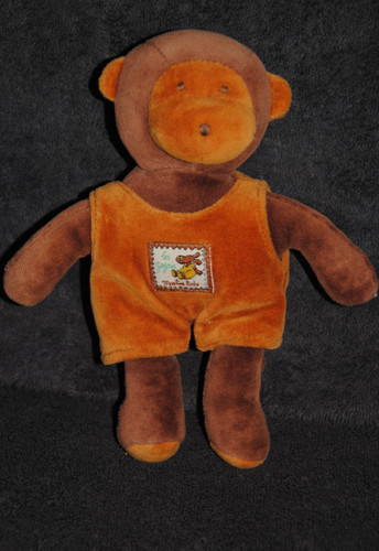 Doudou singe brun - 🍀doudou,