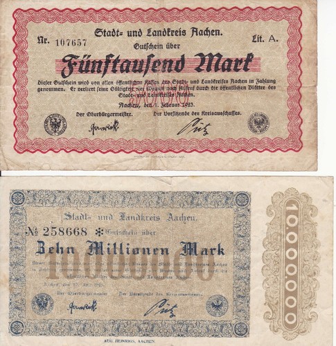 Allemagne lot notgeld - x,