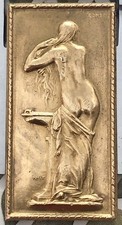 MÉDAILLE PLAQUE EN BRONZE