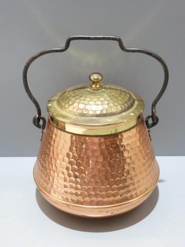 Ancien chaudron cuivre - -ancien,