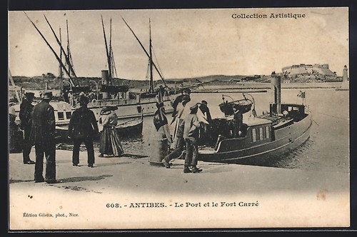 Cpa antibes port et - le,