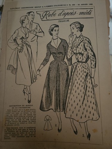 Ancien patron couture femme - patron,