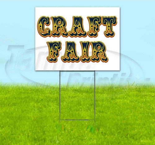 Craft fair yard sign - craft,