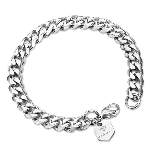 Bracelet argent hommes - bracelet, en