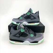 Nike Air Jordan 4 Green Glow 2013 Sneaker Homme Gris EU45 US11 Presque Neuf