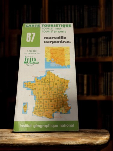 Carte routière ancienne