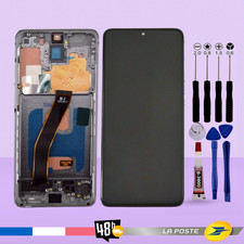 Ecran Pour Samsung galaxy S20 G980 G980F G980F/DS Châssis Noir