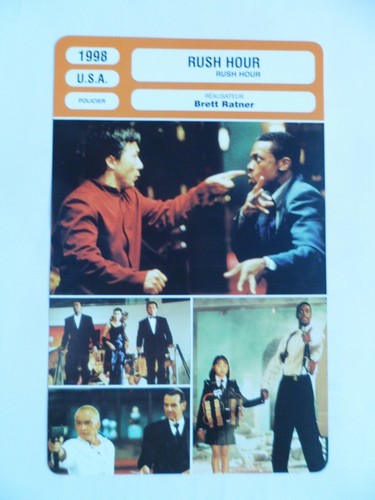 Carte fiche cinema 1998 rush - 1998,