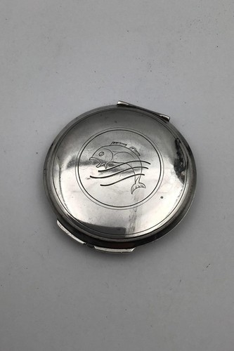 Boîtier poudre argent - boîtier, en