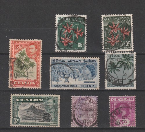 Ceylan timbres ancien - 8,