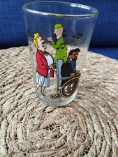 Vintage Verre A Moutarde Les Aventures De Tintin Lombard 1983