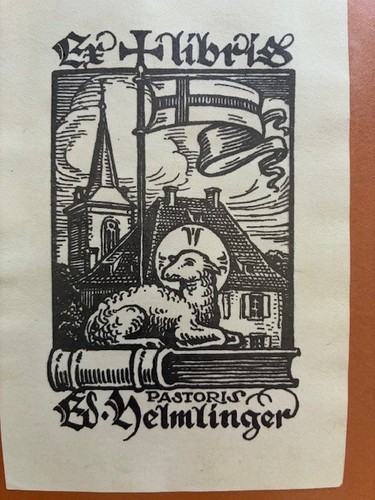 Libris alsace henri bacher - ex-libris,