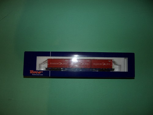Roco wagon porte conteneurs - porte,