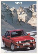 Catalogue Brochure BMW 325 iX E30 2/1987 France