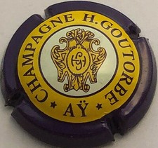 Capsule de champagne GOUTORBE H. (11. jaune contour violet)