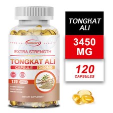 Tongka 3450mg - Booster De Testostérone - Tribule, Maca, Ginseng, Palmier Nain