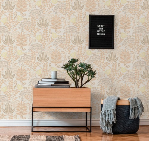 Floral papier peint avec - papier,